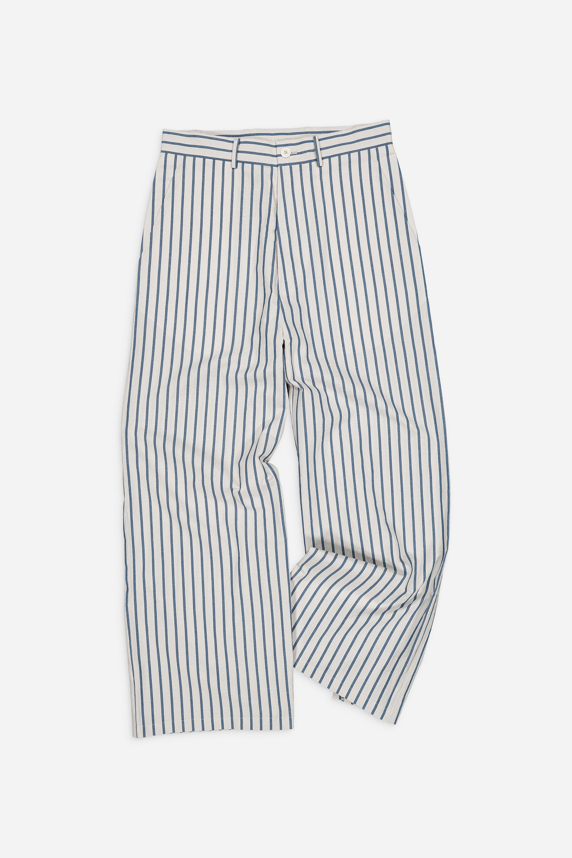 STRIPED WIDE PANTS