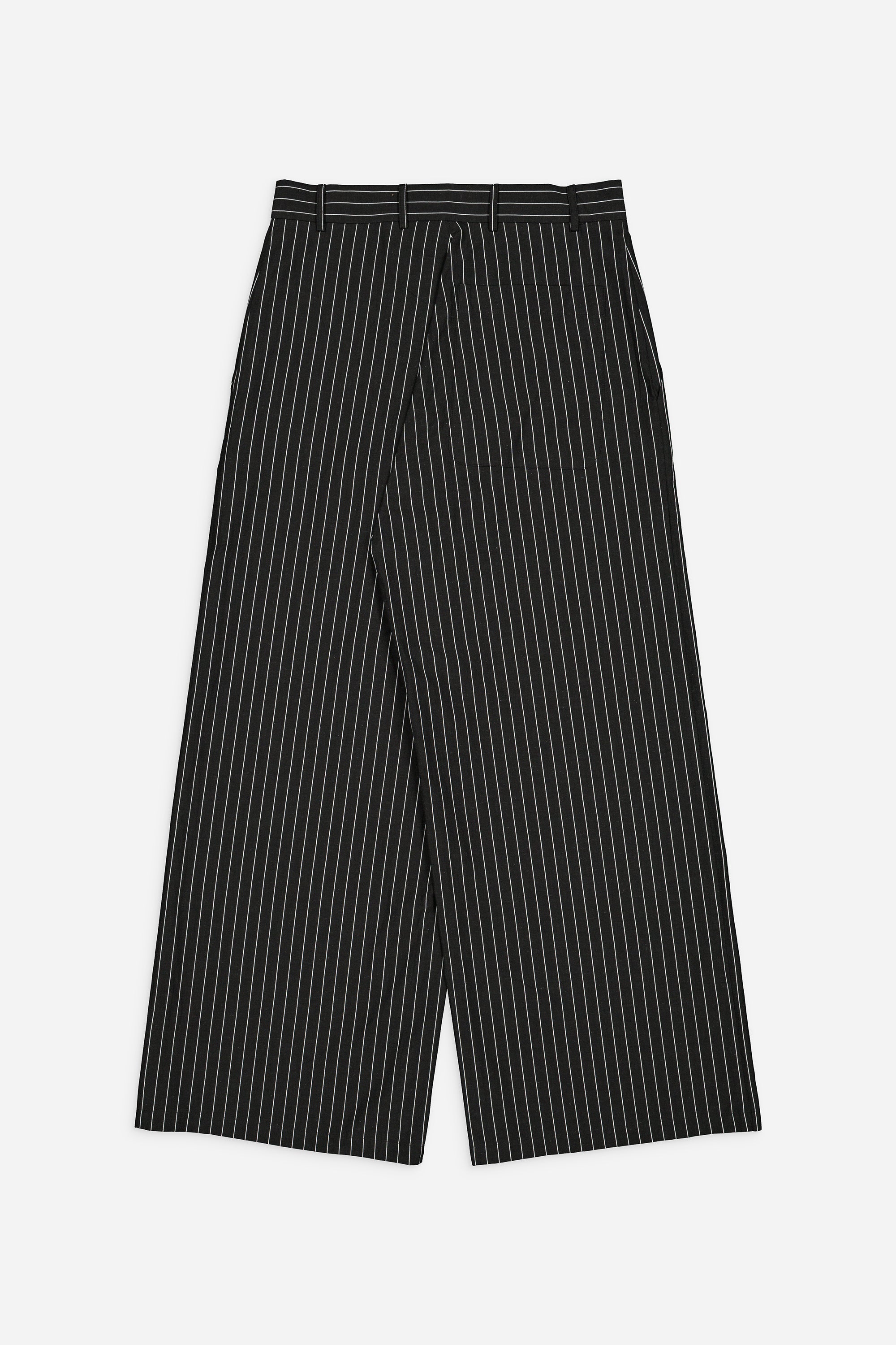 STRIPED WIDE PANTS